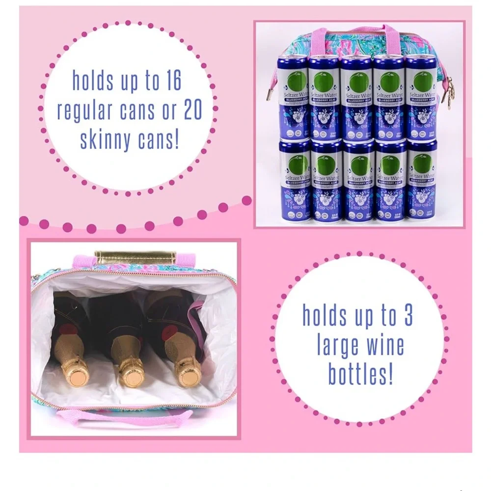 Lilly Pulitzer New Insulated Backpack Cooler in Best Fishes - Picture 6 of 8